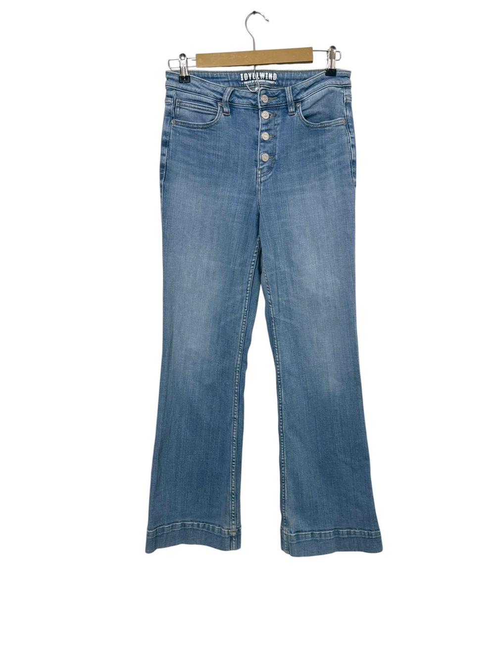 Idyllwind By Miranda Lambert Size 8 Button Fly Light Wash Wide Leg Jeans Western